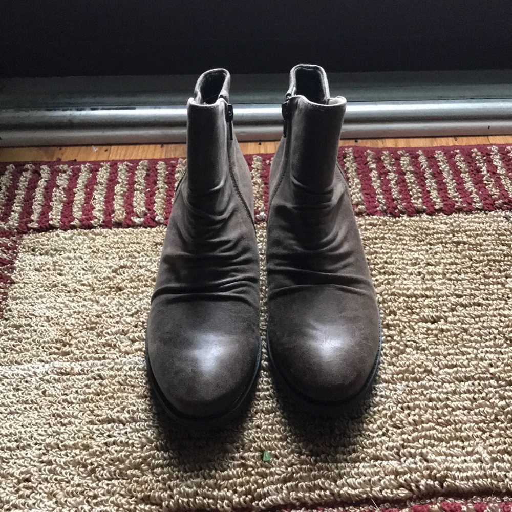 Brown booties